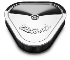 Luftfilter Chrom - Aircleaner Chrome  Dreieck  Edelbrock